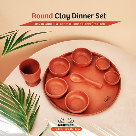 Pure (Mitti) Clay Dinner Set | Premium Earthenware