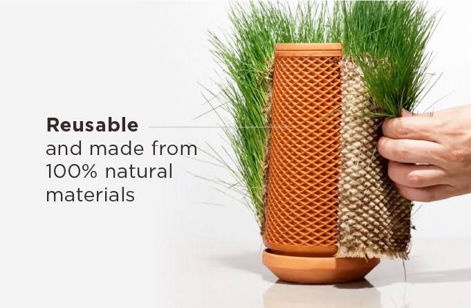 Self Watering soil-less pot for sprouting (Mitti ka Gamla)