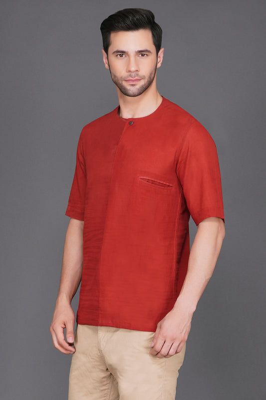 Organic Manjishth Pocket T-Shirt | Organic Collection