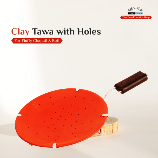 Mitti Tawa with Holes | Clay Flat Pan